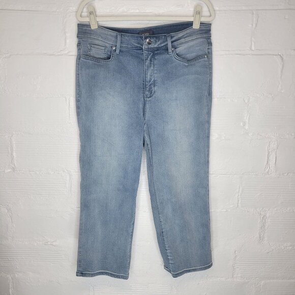 NYDJ Denim - NYDJ Women's Size 14 Jeans Marilyn Straight Crop High Rise